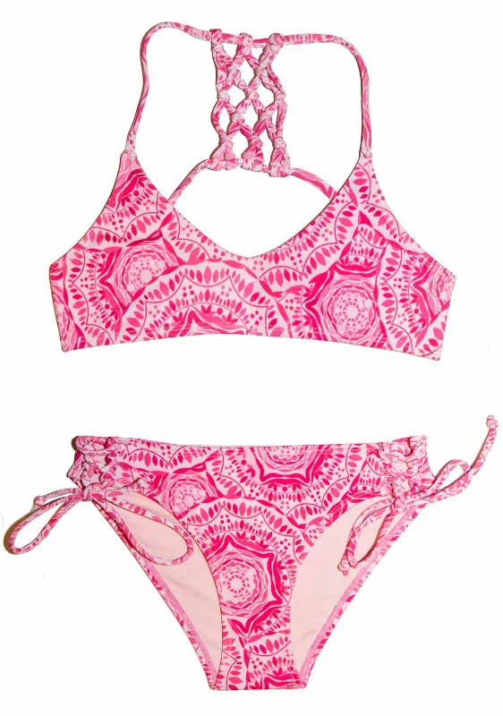 swimwear sleek vibes -Pink Sand Dollar | 2 PIECE Bikini SET | Size 10-14