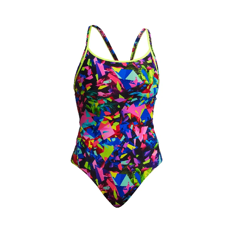 swimwear hot laps -Funkita Destroyer Diamond Back Ladies One Piece