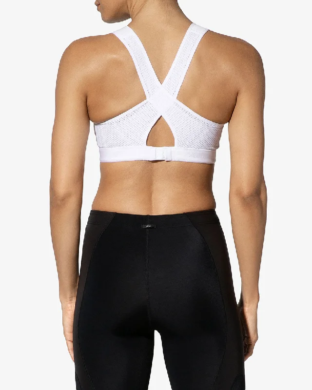 Sports bra for pommel horse -Xtra Support High Impact Sports Bra: White