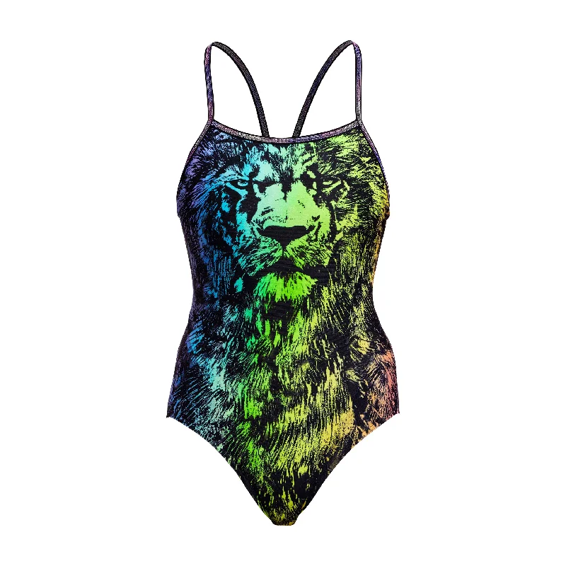 swimwear loud flair -Lion Eyes | Ladies Single Strap One Piece