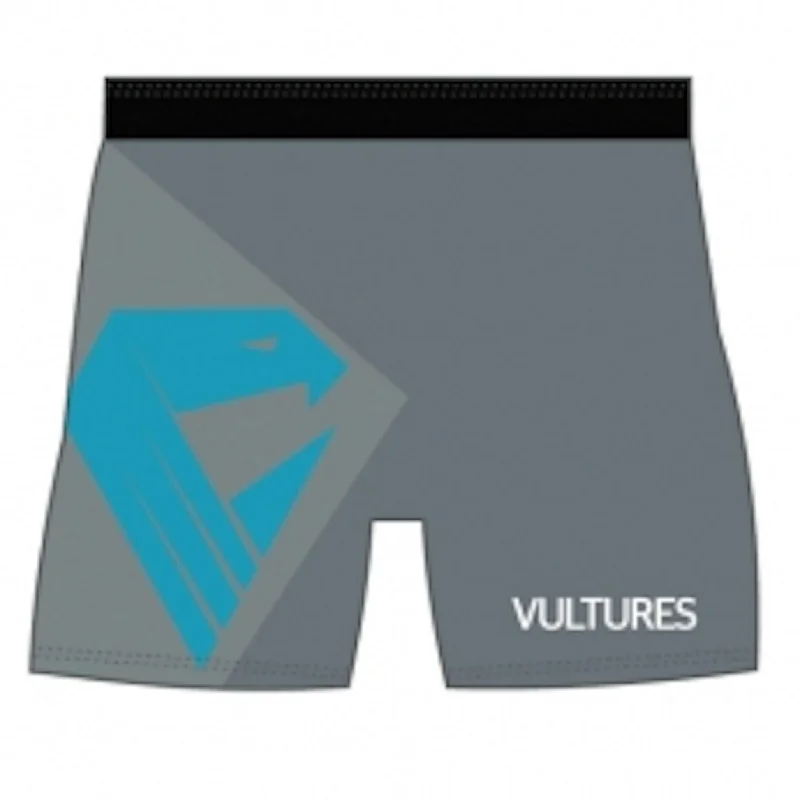 Sports shorts for vault routines -Vultures Netball Grey Short