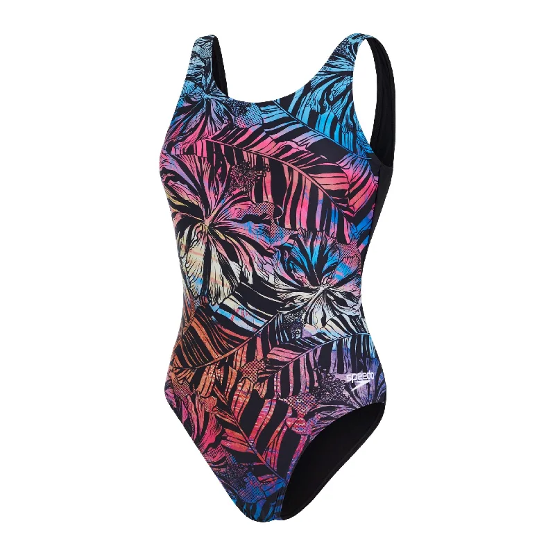 swimwear swim newbies -Speedo Ladies Placement U Back Swimsuit-