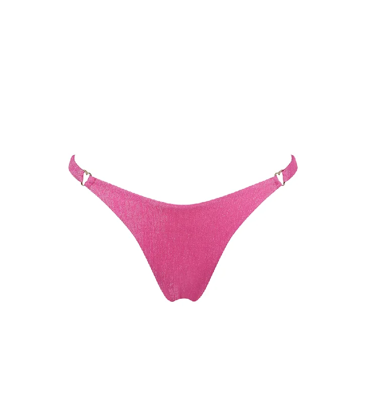 swimwear bendy flair -Kim Pink Shine Bikini Bottom