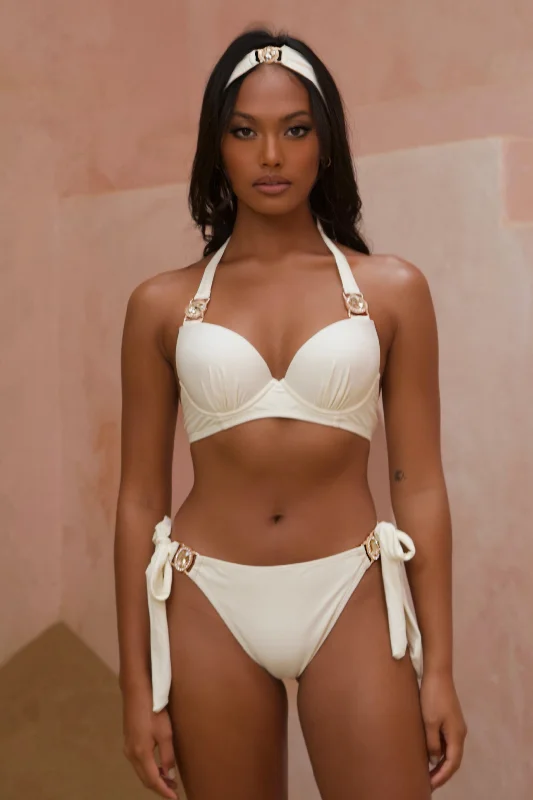 swimwear dry flair -Amour 'Coconut' Push Up Crystal Bikini Top