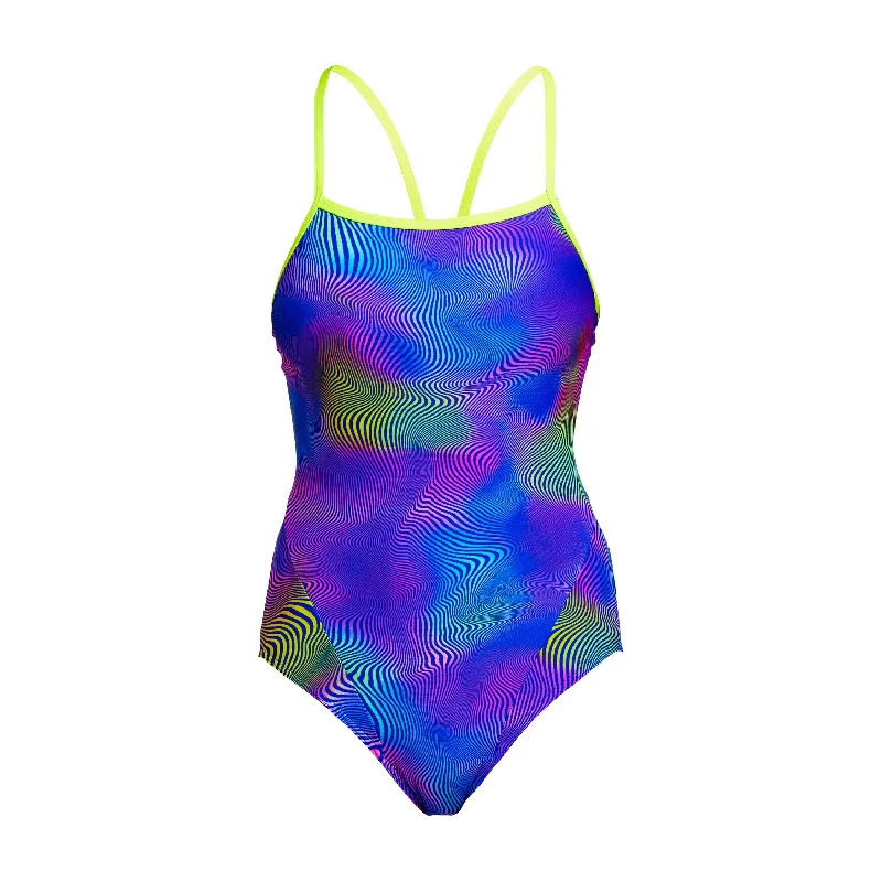 swimwear steady swims -Screen Time | Ladies Single Strap One Piece