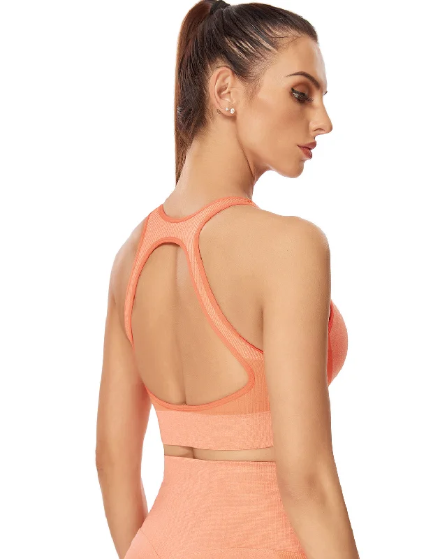 Sports bra with vault exercises -Xega Seamless Active Bra