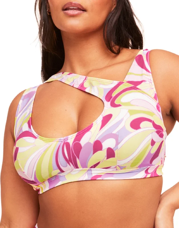 Sports bra for power dashes -Darby Women's Plus-Size Swimwear Bra