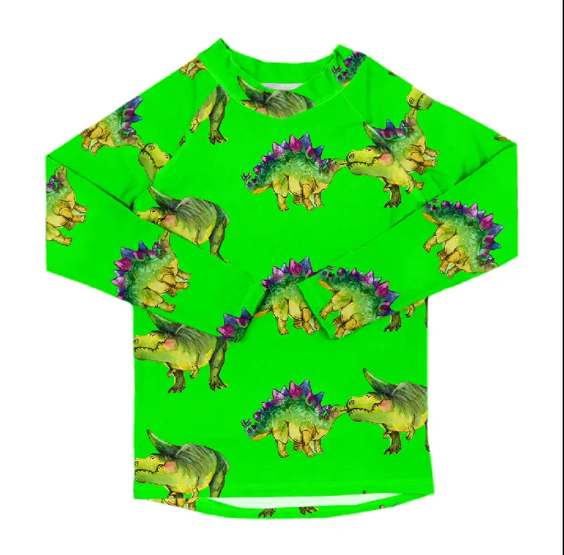 swimwear hot swims -Jurassic Bright Kids' Rash Top