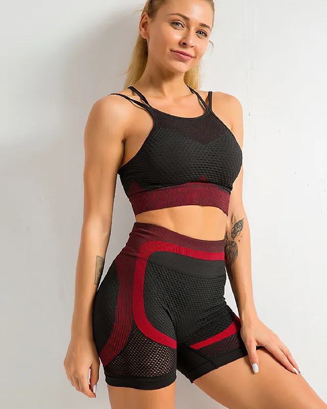 Sports bra for rally races -Olivia Sports Bra - Red