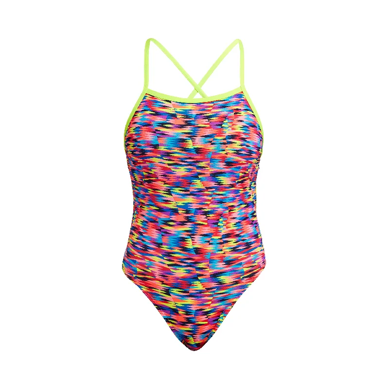 swimwear solid flair -Funkita Go Gammon Tie Me Tight Ladies One Piece