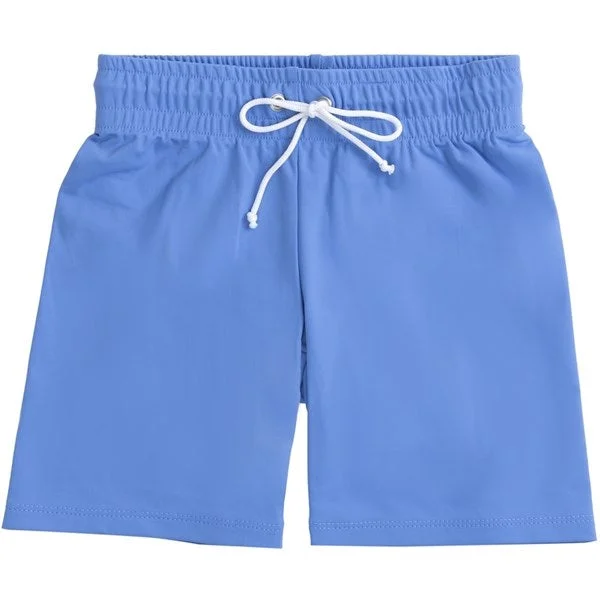 Sports shorts for rainy runs -Petit Crabe Cornflower Alex Swim Shorts Unicolor