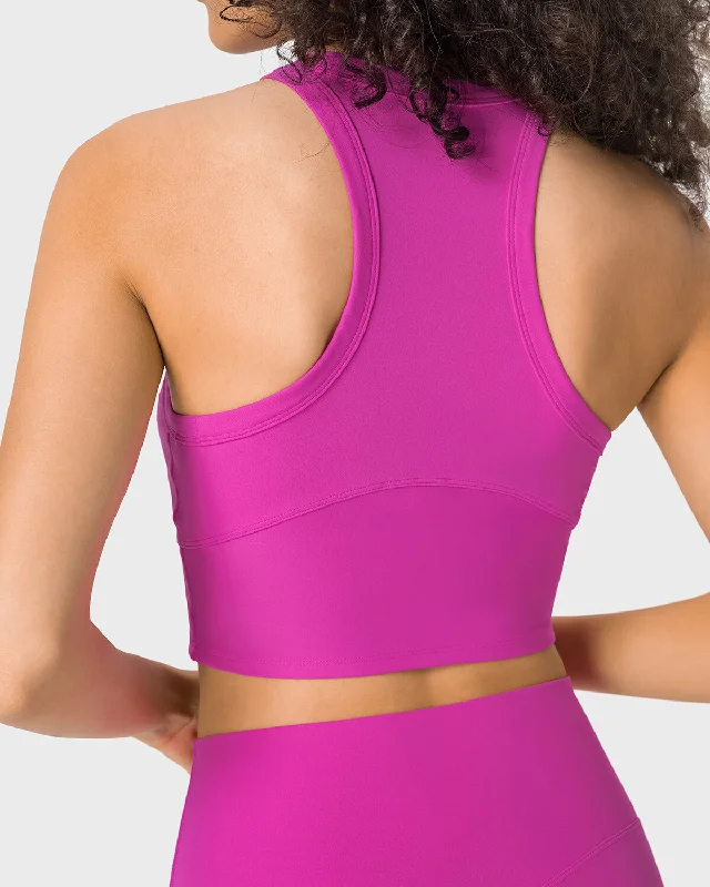 Sports bra with airy straps -Allison Sports Bra - Pink