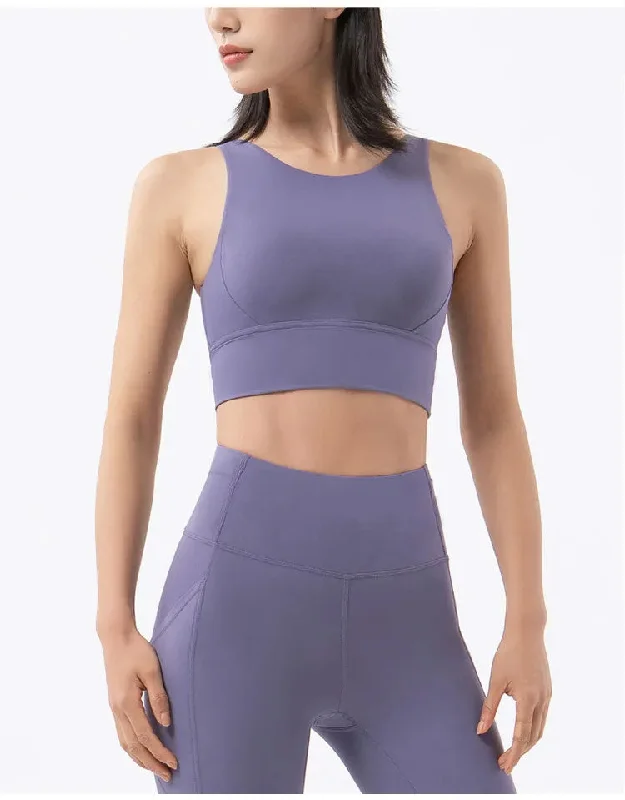 Sports bra for ramp skating -I AM Zen: Ultra-Elastic High-Impact Sports Bra