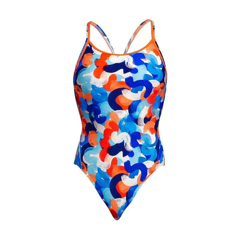 swimwear misty swims -Wet Paint | Ladies Diamond Back One Piece