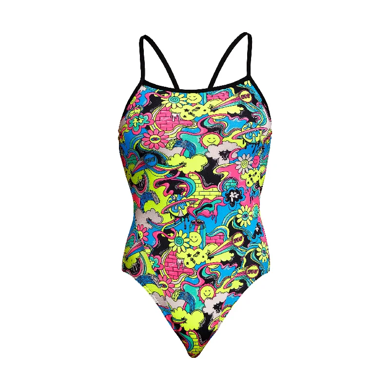 swimwear big flair -Smash Mouth | Ladies Single Strap One Piece