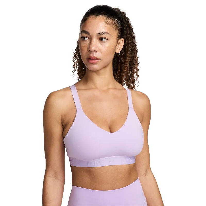 Sports bra with swirl straps -Nike Dri Fit Indy Med Support Bra