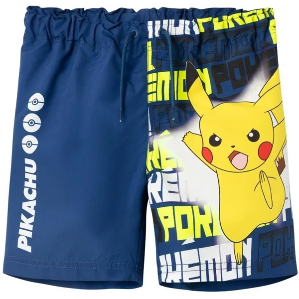 Sports shorts for camogie games -Name it Set Sail Makhi Pokemon Swim Shorts Noos