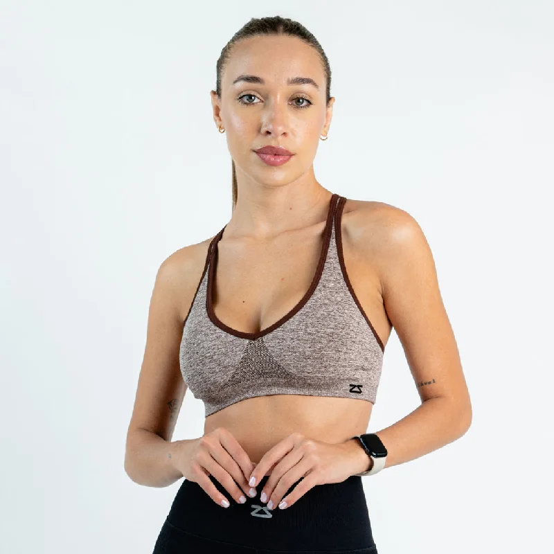 Sports bra with light straps -Racey Sports Bra