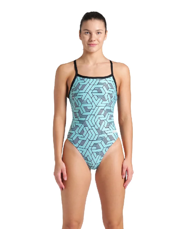 swimwear slack vibes -Arena Womens Escape Challenge Back One Piece