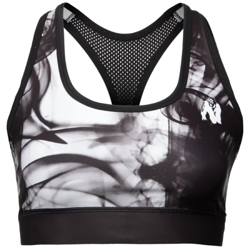 Sports bra for pulse workouts -Phoenix Sports Bra -Black/White