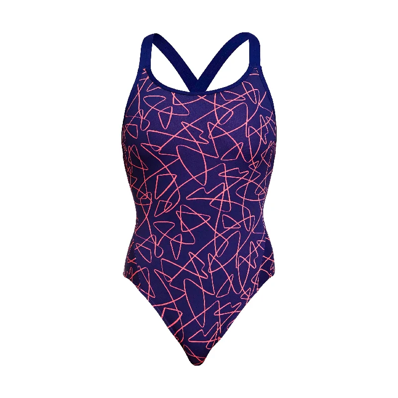 swimwear indoor swim -Serial Texter | Ladies Eclipse One Piece