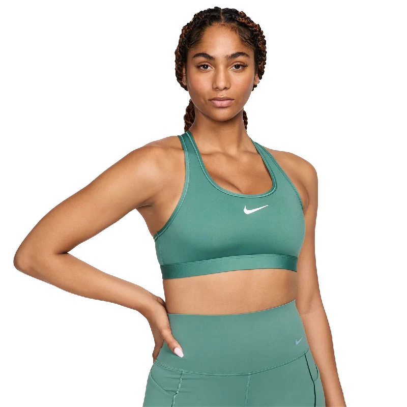 Sports bra with sheer back -Nike Swoosh Med Support Bra