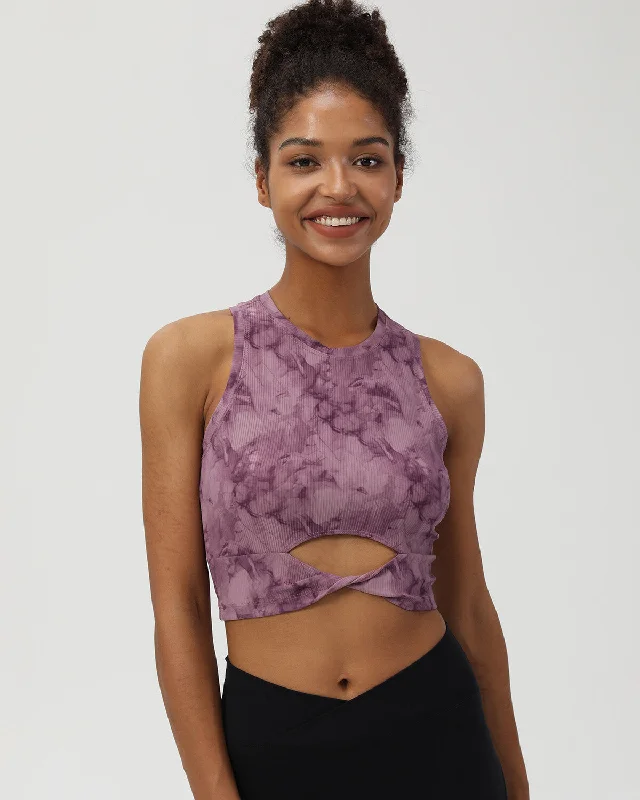 Sports bra with vault routines -Savannah Sports Bra - Purple