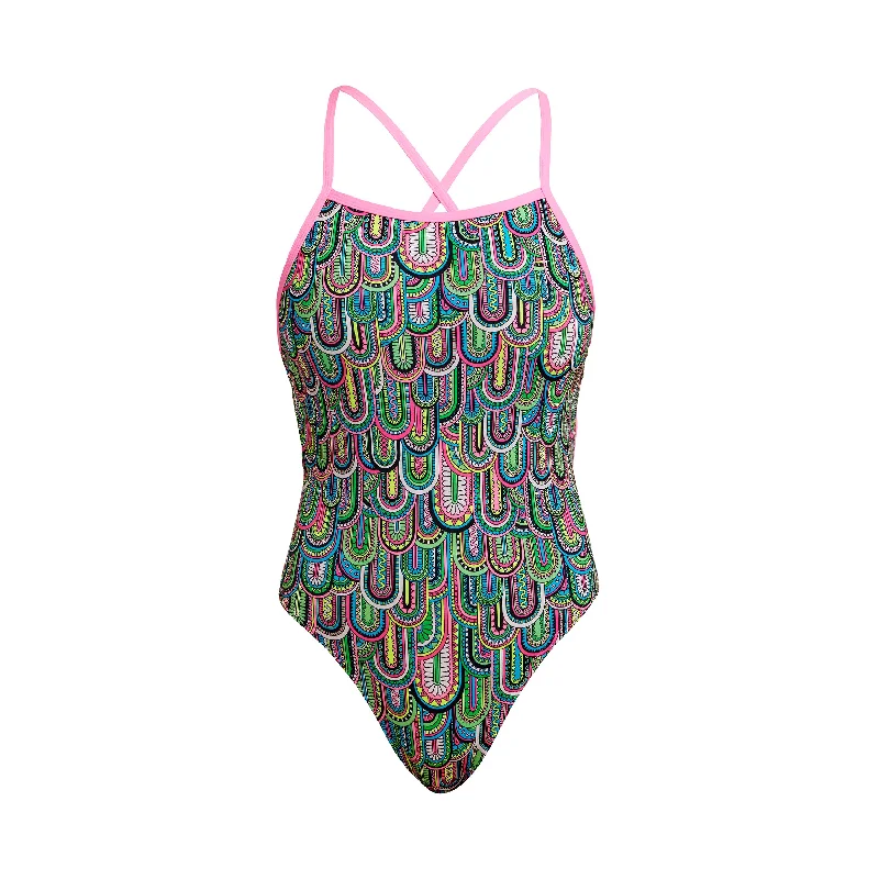 swimwear light laps -Funkita Spring Flight Tie Me Tight Ladies One Piece