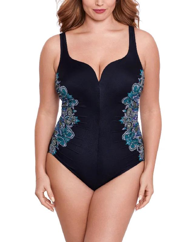 swimwear sporty swims -2024 Miraclesuit Women's Plus Precioso Temptress One Piece - 6561630W