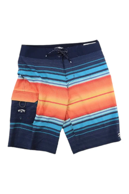 Sports shorts with twist band -Billabong Boys' All Day Stripe Pro Boardshort