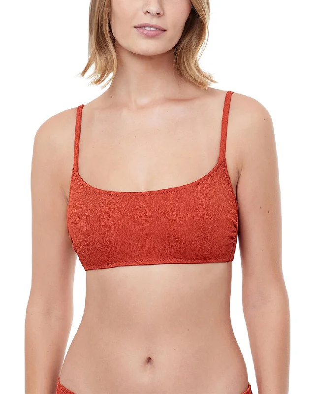 Sports bra with vault routines -Gottex New Bralette Scoop Neck Top