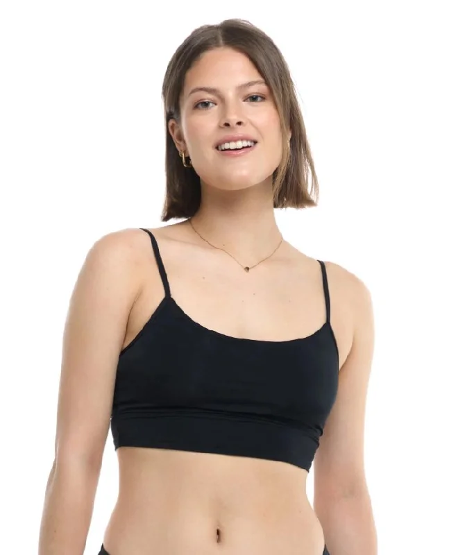 Sports tank top for dynamic sprints -EIDON SOLIDS SELENA CROP TANK