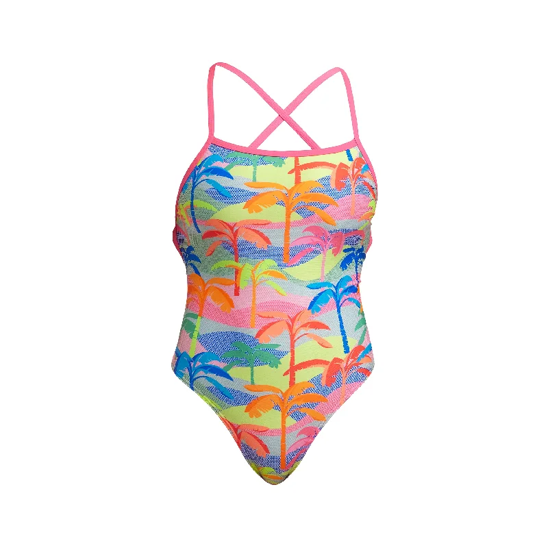 swimwear hot swims -Funkita Poka Palm Strapped In Ladies One Piece