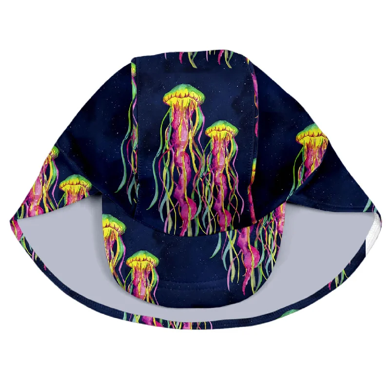 swimwear cozy vibes -Midnight Jellyfish Swim Hat