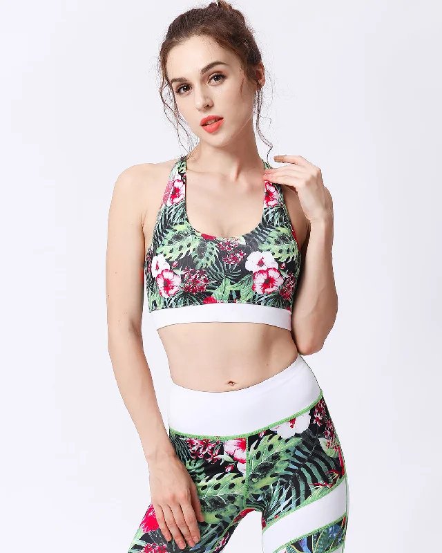 Sports bra for dynamic dashes -Dolce Flora Sports Bra - Althea