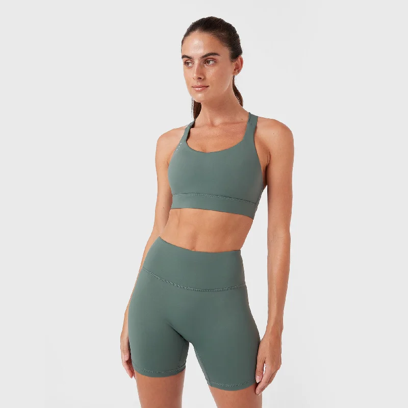 Sports top with light shape -REC GEN - PROform X Crop Dk Jade